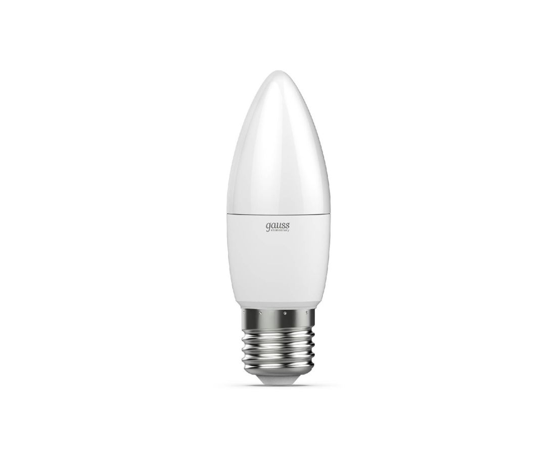 LED ნათურა Elementary Candle 12W 950lm 6500K E27 Gauss — ნათურა და ვაზნა